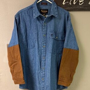Browning Denim and Brown Casual Shirt
